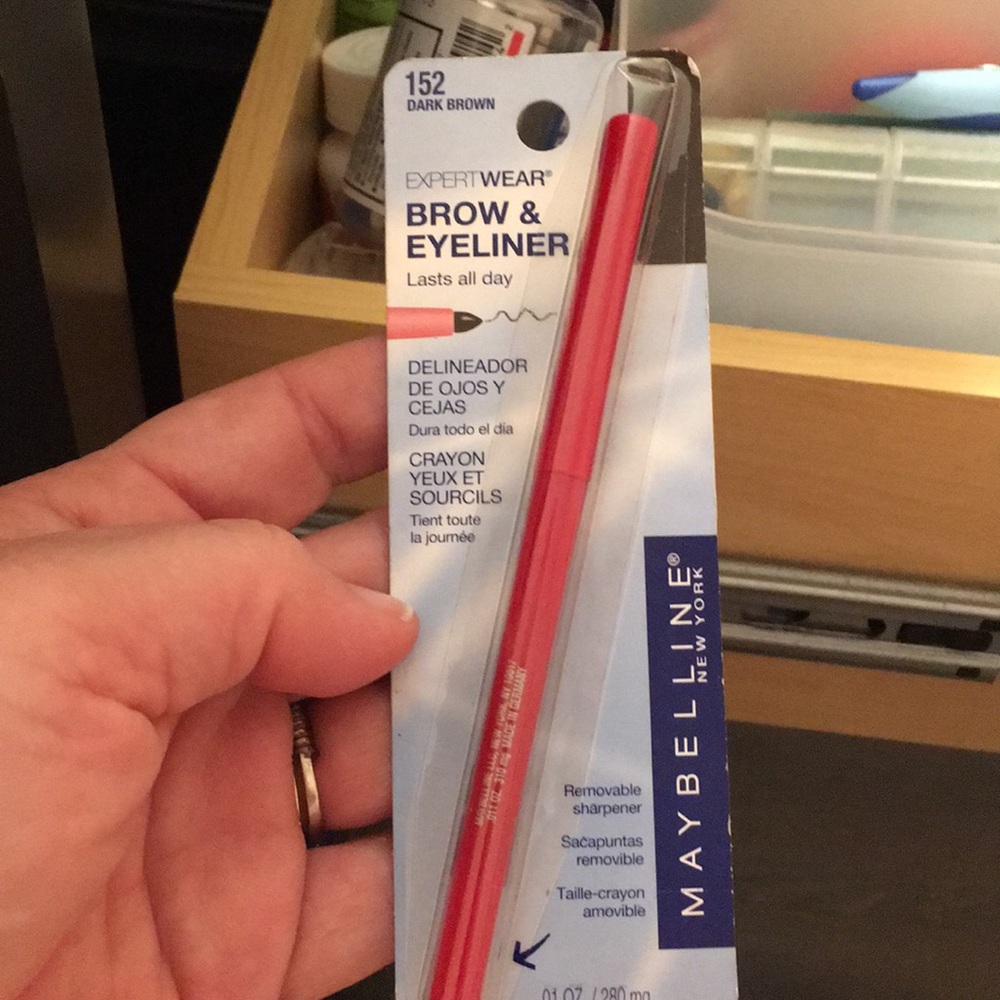 Maybelline expert eyes brow & Eyeliner DARK BROWN